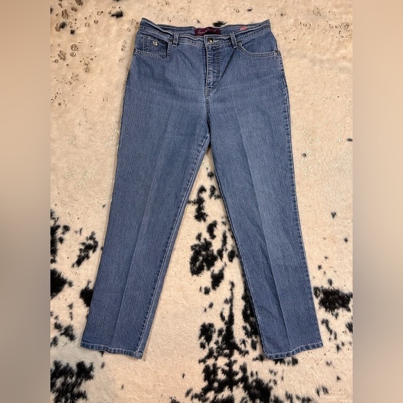 Gloria Vanderbilt Women’s Medium Wash Amanda Stretch Denim Jeans Size - Picture 1 of 7